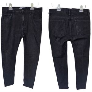 Denim Bershka Washed Black Super Skinny Jeans Size 32